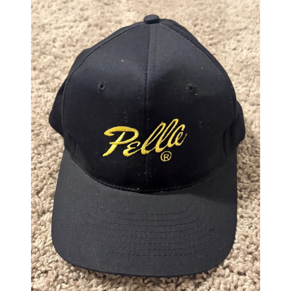 Vintage Pella KC Hat Men's Black Embroidered Baseball Cap Y2K Sports - One Size